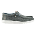 HEYDUDE Wally Jute Chaussures Mocassins Pour Hommes En Jute Vert Mer.
