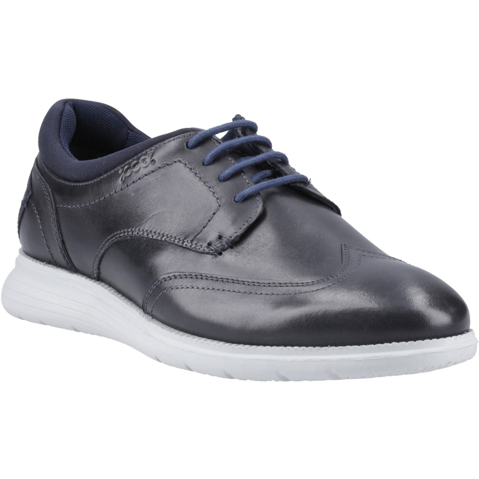 Pod Vantage Chaussures À Lacets En Cuir Pour Hommes, Bleu Marine