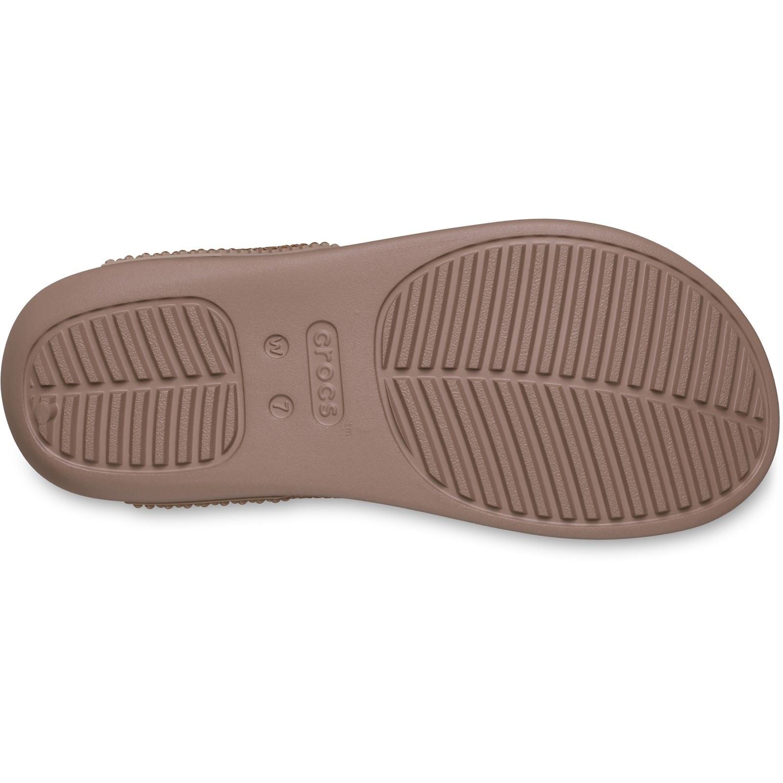 Crocs Getaway Triangle Sandales Latte Eva Pour Femmes