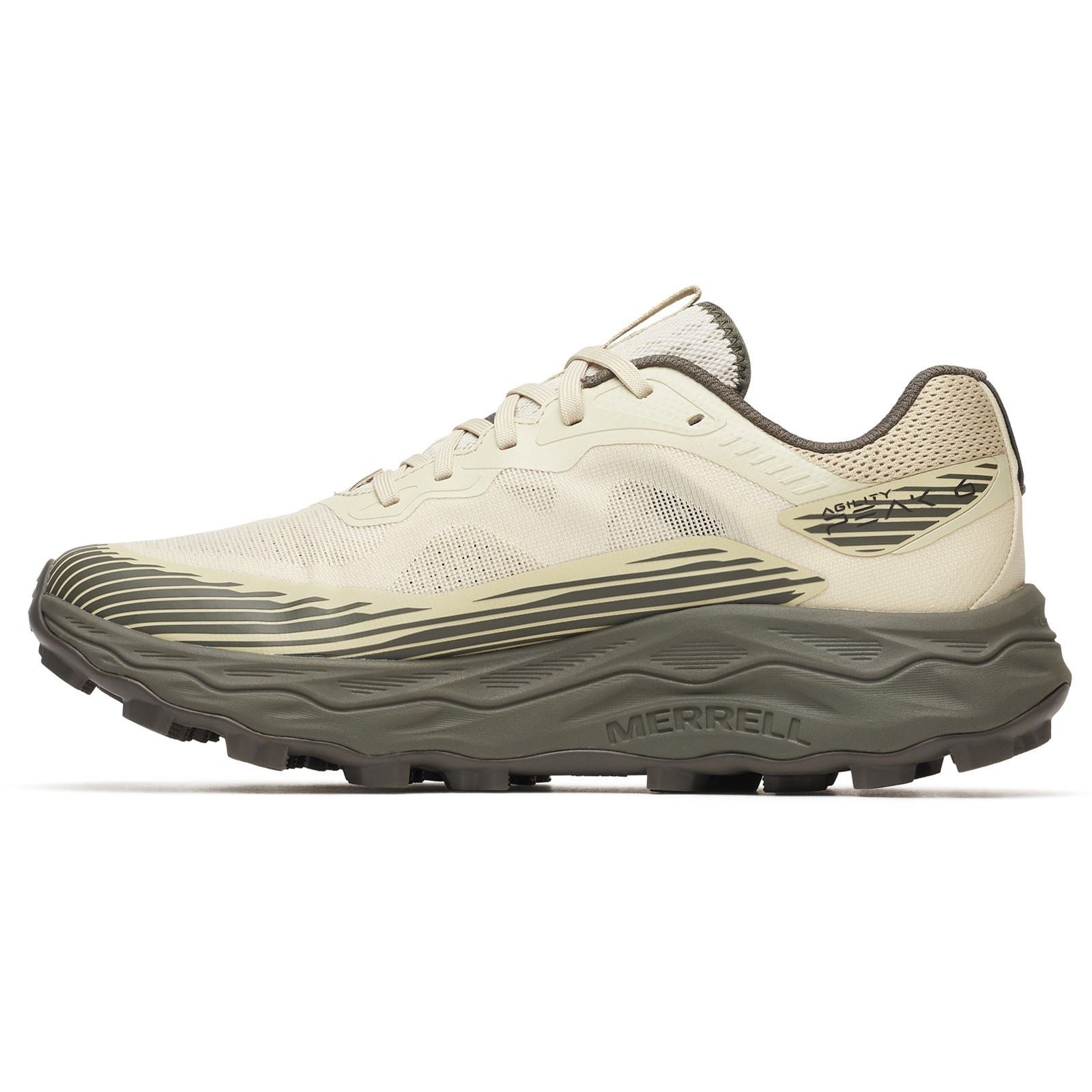 Merrell Agility Peak 6 Runner Chaussures De Trail En Toile De Jute Pour Hommes En Polyuréthane