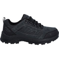 Hi-Tec Bandera Expedition Low Chaussures De Randonnée Pour Hommes En Cuir Gris Foncé/noir