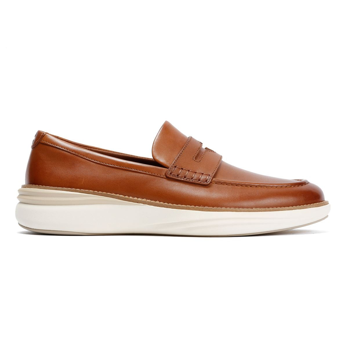 Cole Haan ØriginalGrand Horizon Mocassins En Cuir Marron Pour Hommes
