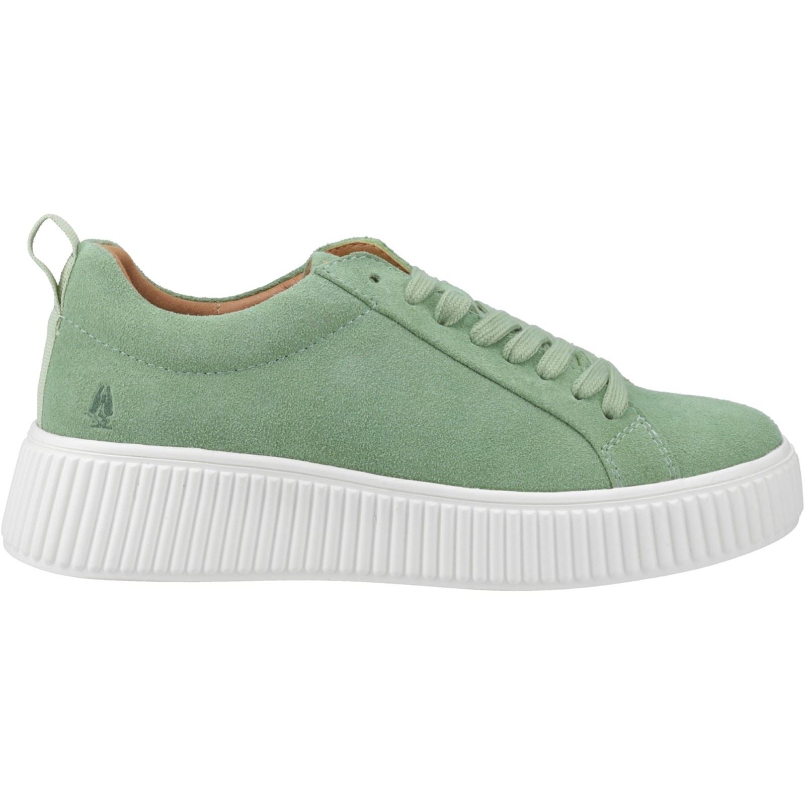 Hush Puppies Harlow Suede Baskets En Daim Pour Femme, Vertes