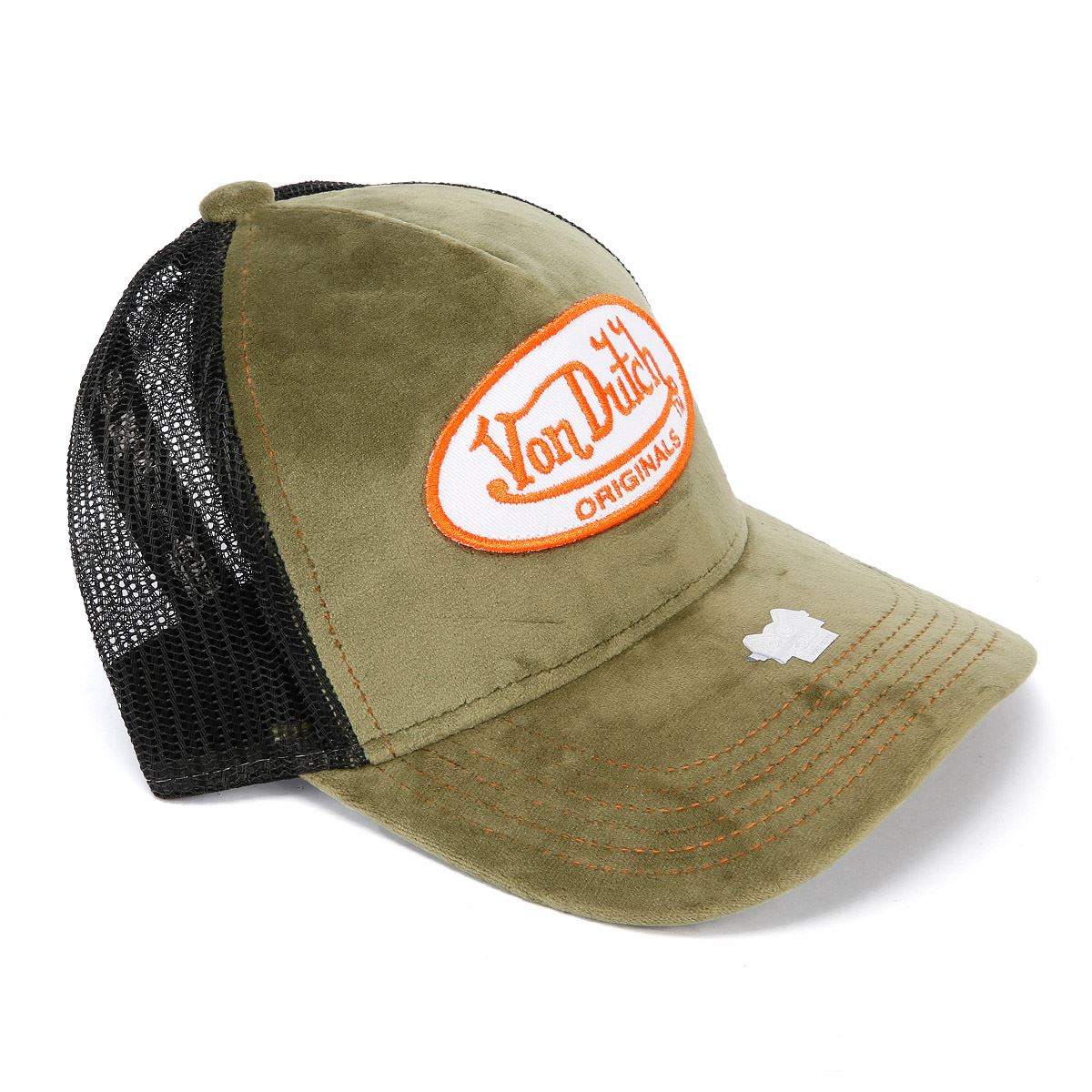 Von Dutch Trucker Kent Casquettes Kaki/Noir En Coton