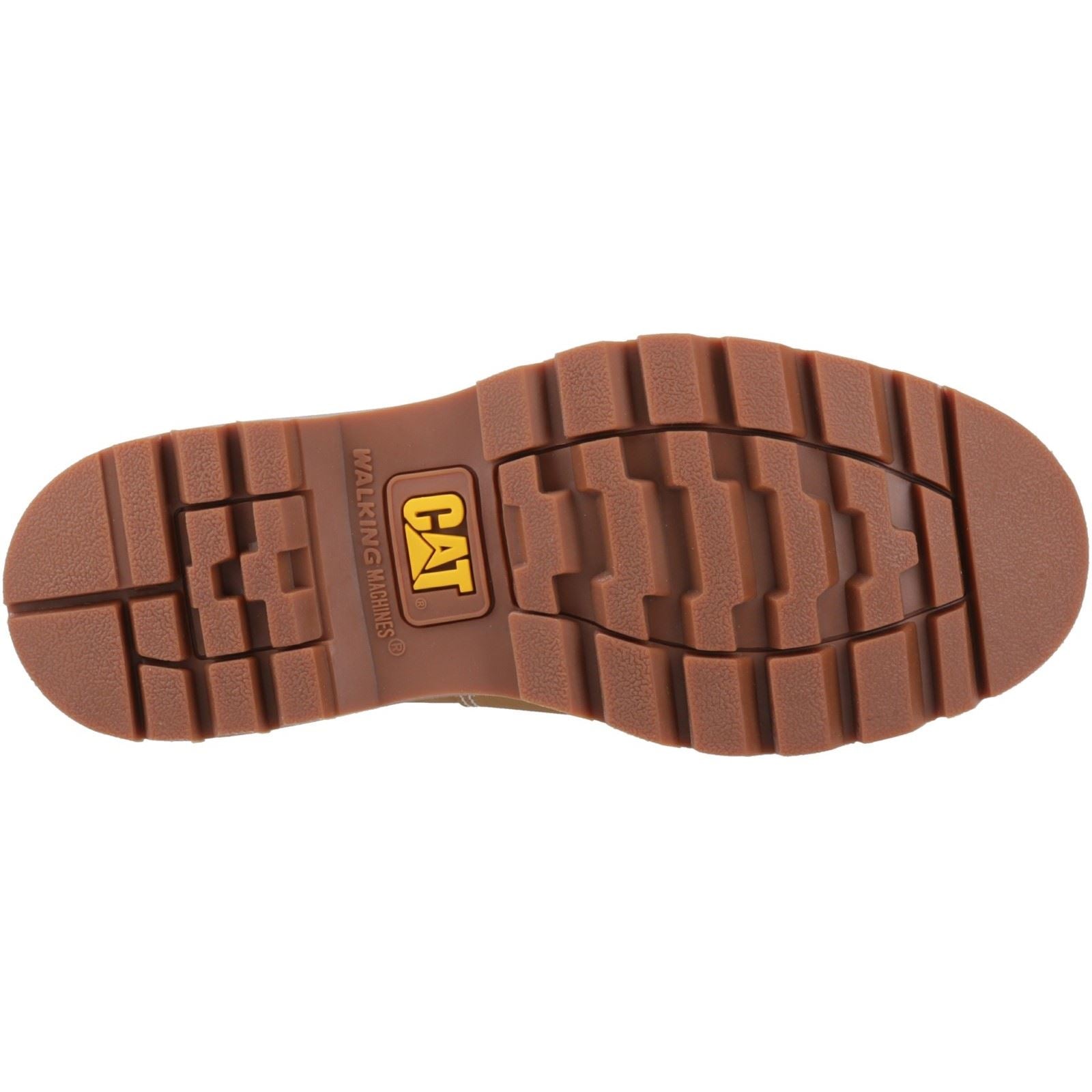 Caterpillar Colorado Moc Toe Bottines À La Cheville En Cuir Pour Hommes Honey Reset