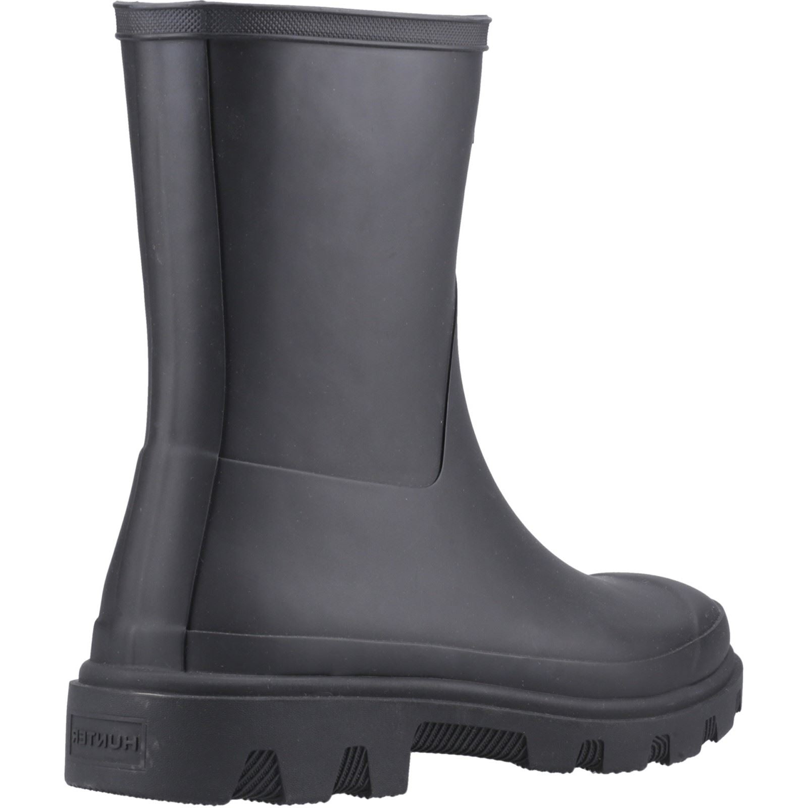 Hunter Downpour Short Boot Bottes En Caoutchouc Pour Hommes En Bleu Marine