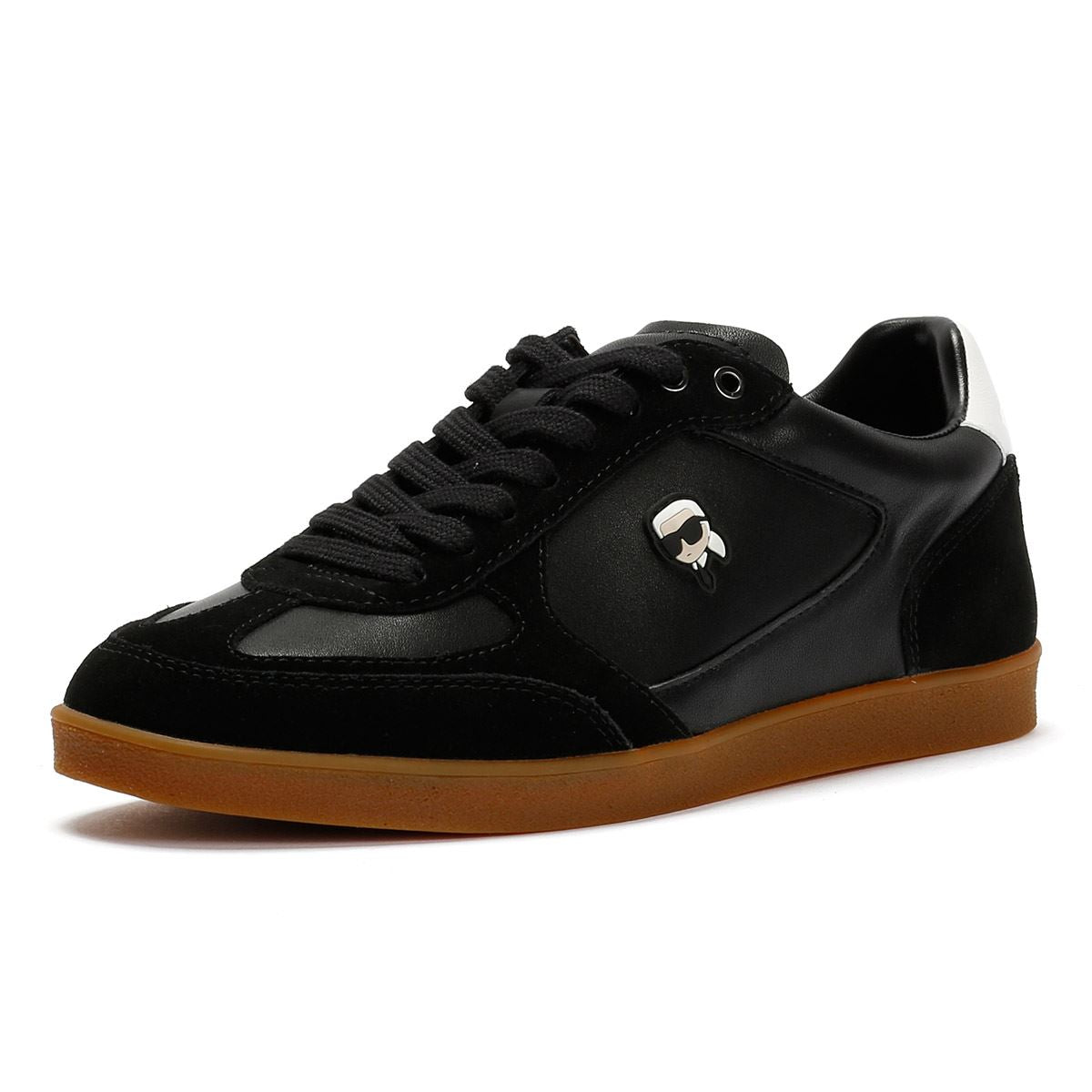 Karl Lagerfeld Kandidate NFT Baskets Noires En Cuir Pour Femmes