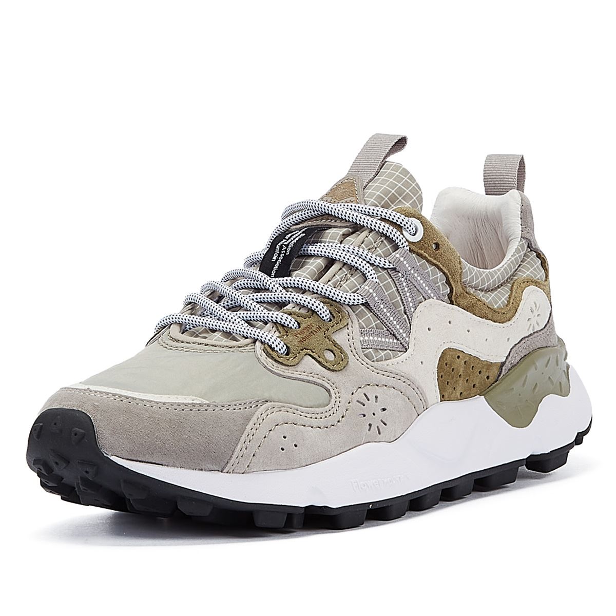 Flower Mountain Yamano 3 Baskets En Daim Gris Pour Hommes