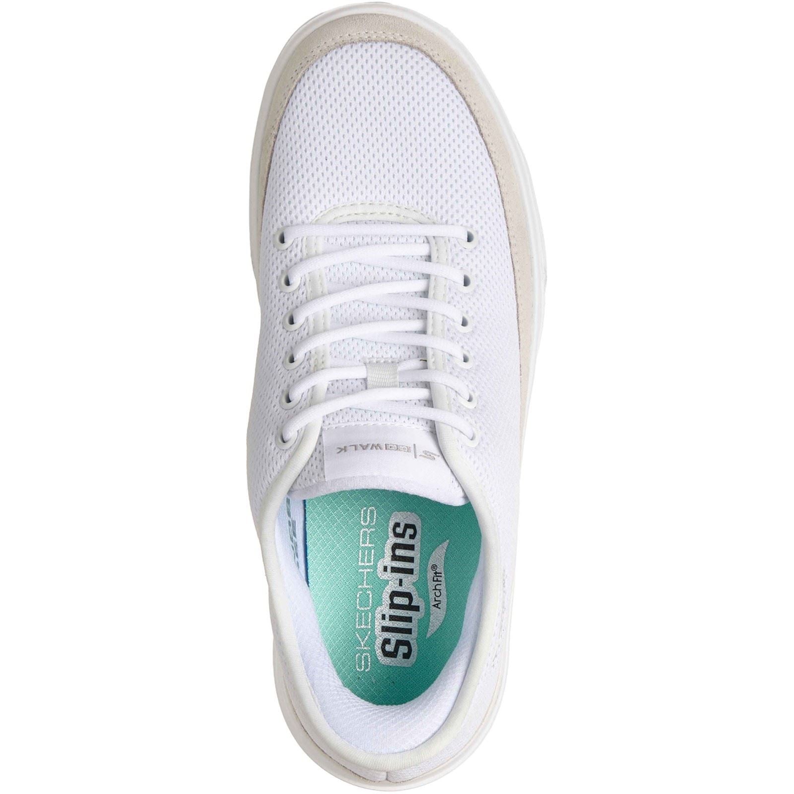 Skechers GoWalk Commuter Baskets Blanches En Textile Pour Femmes