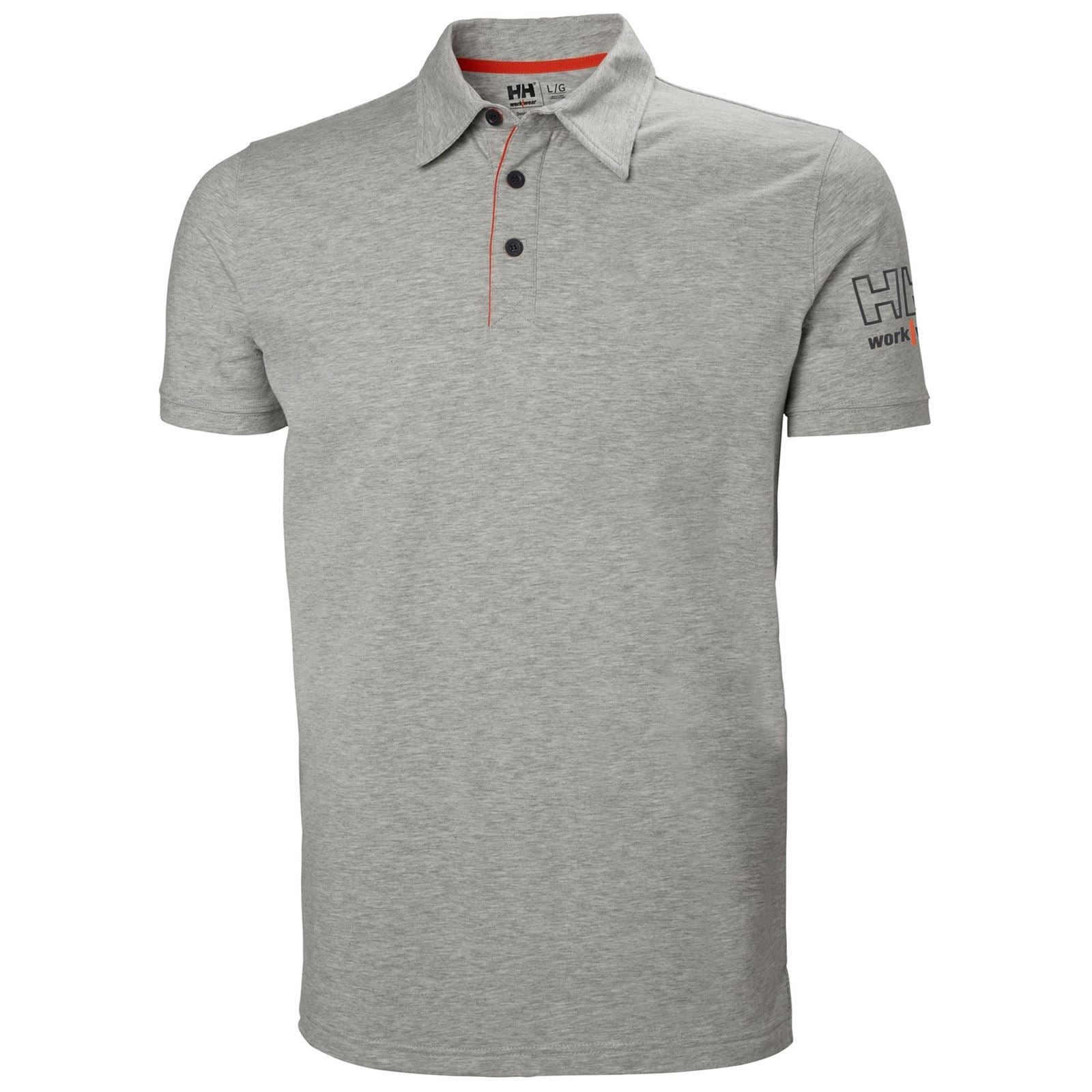 Helly Hansen Workwear Kensington Polo En Coton Pour Hommes Gris