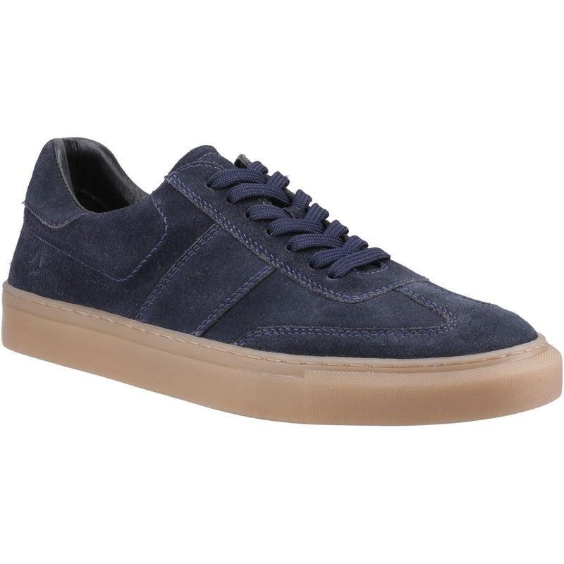 Hush Puppies Riley Chaussures De Sport En Daim Pour Homme, Bleu Marine