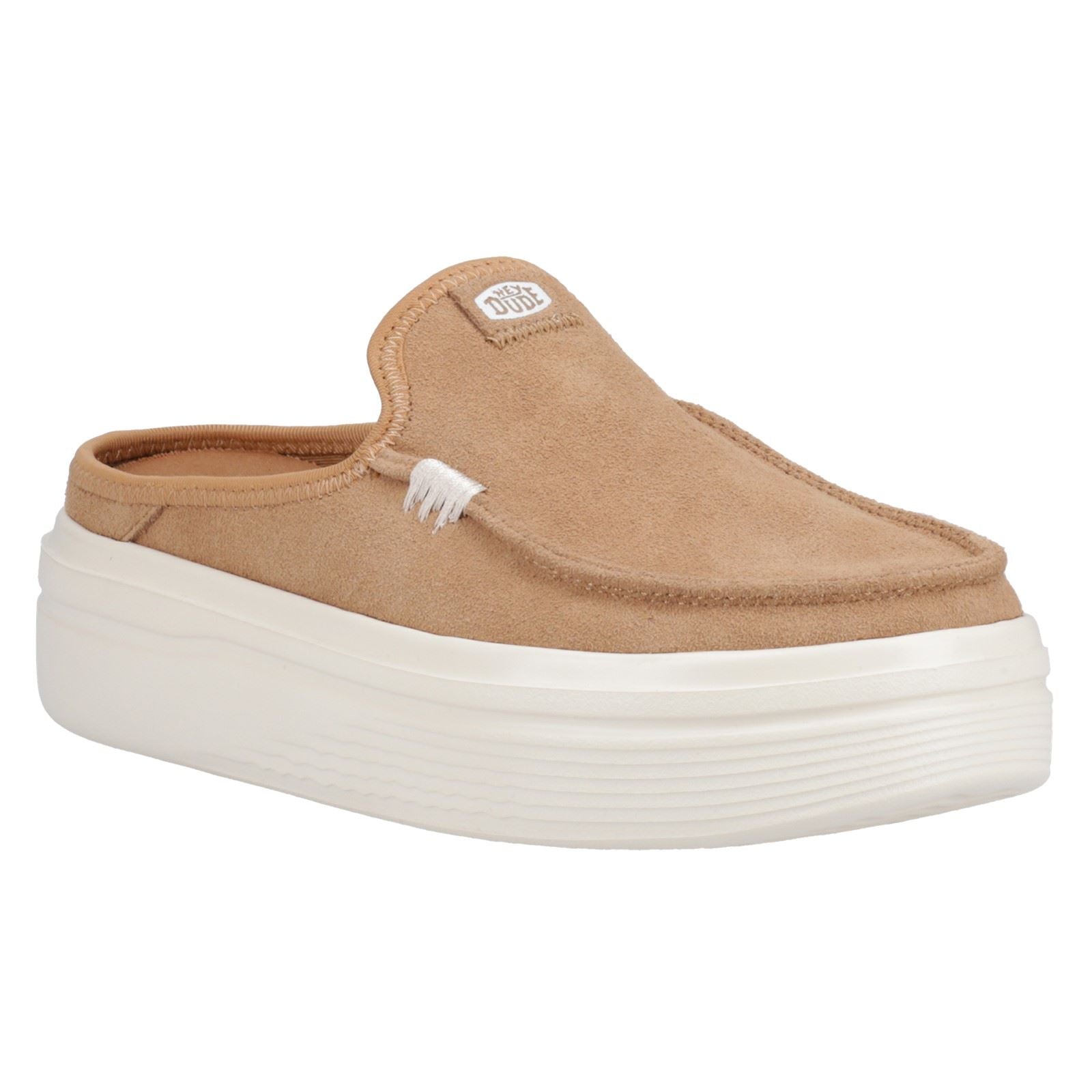 HEYDUDE Austin Lift Classic Mules Pour Femmes En Cuir Marron