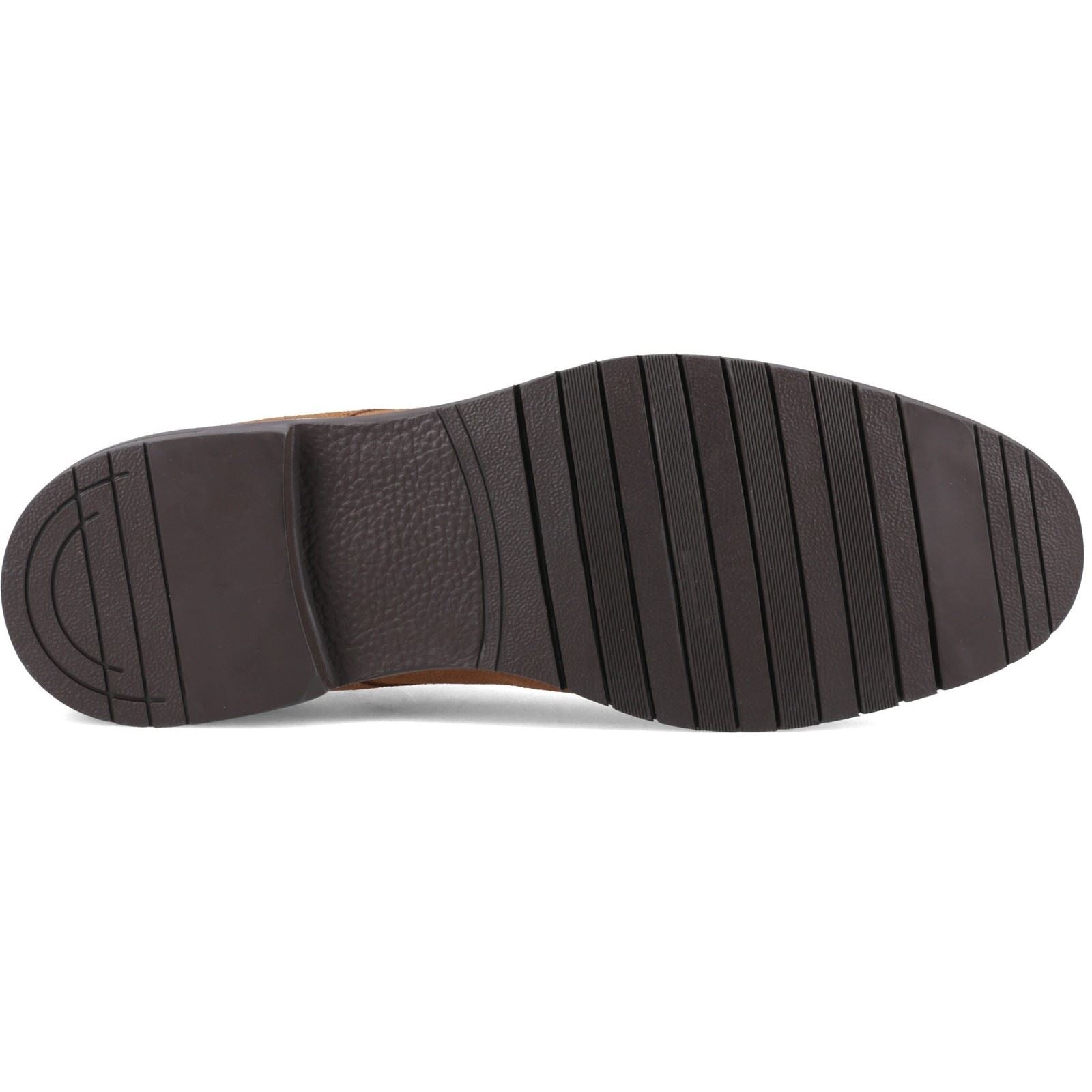 Hush Puppies Sterling Suede Chaussures En Cuir Pour Hommes À Lacets Tan