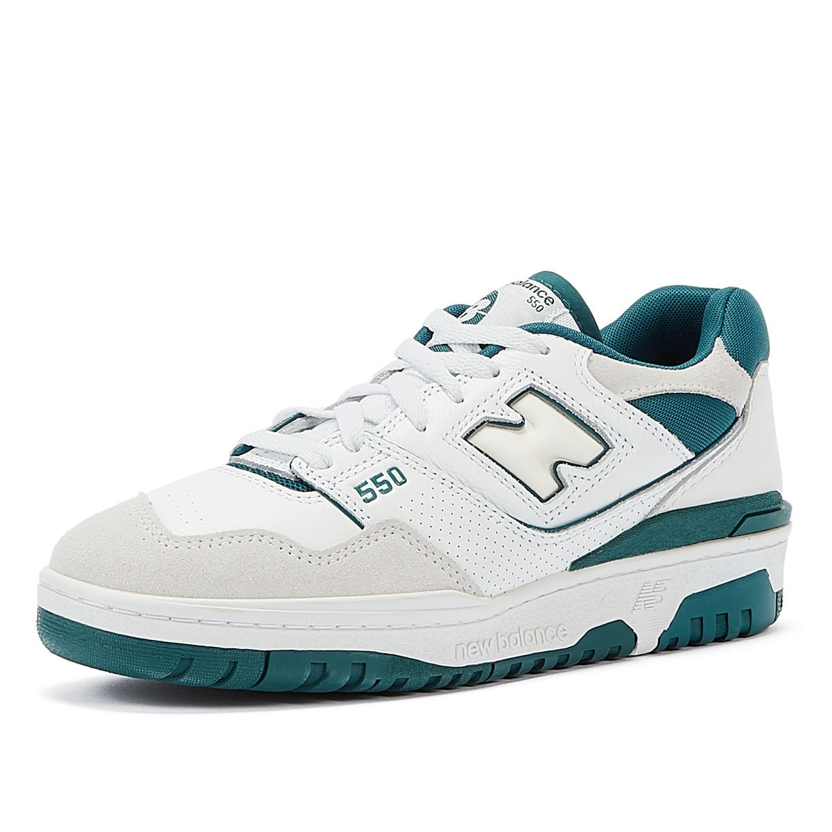 New Balance 550 Baskets Blanches/Vertes