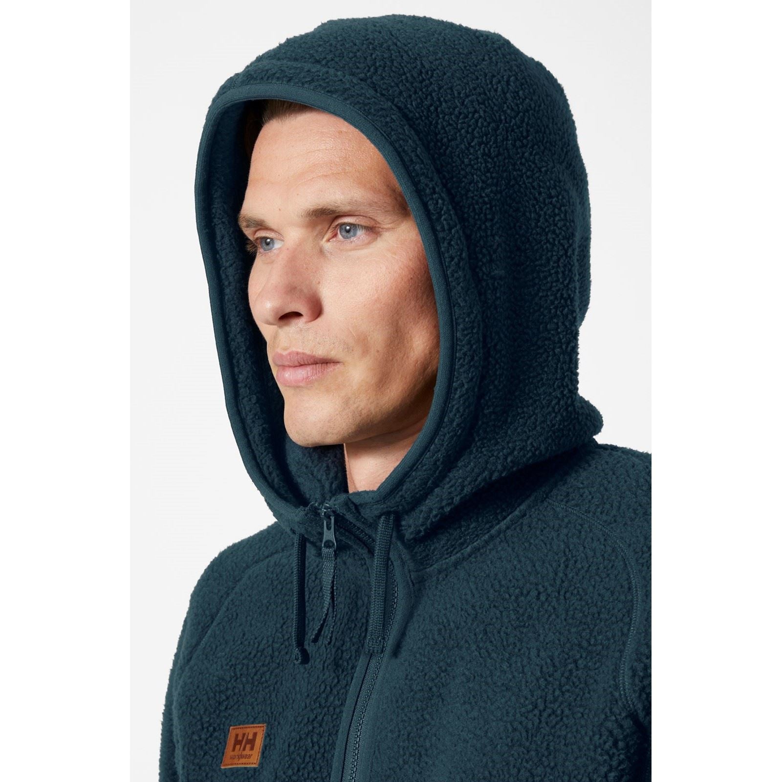 Helly Hansen Workwear Heritage Pile Hoodie Veste En Polaire Bleue Pour Homme