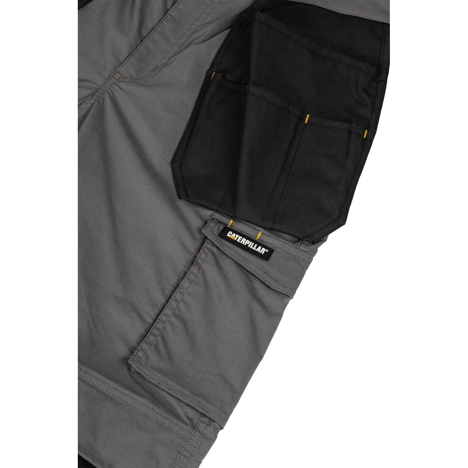 Caterpillar Nexus Holster Stretch Pocket Pantalon En Coton Pour Hommes Gris De Plein Air