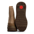 FitFlop F-Mode Bottes Beiges Pour Femmes En Suède