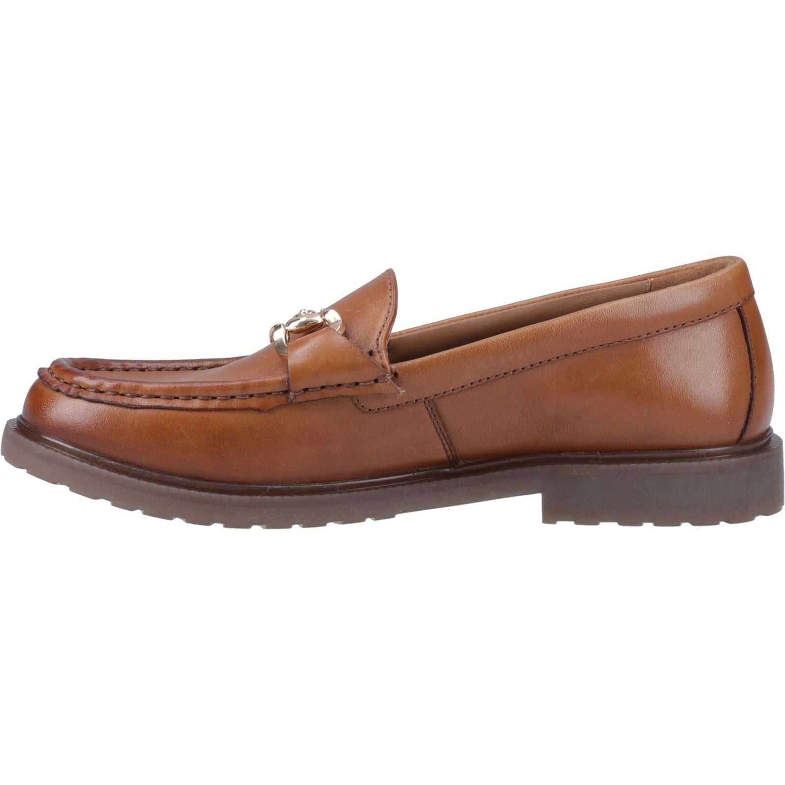Hush Puppies Verity Snaffle Mocassins En Cuir Pour Femme Couleur Marron Clair