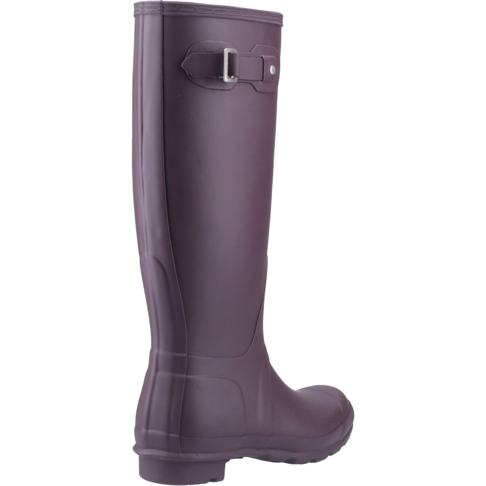 Hunter Original Tall Bottes En Caoutchouc Pour Femmes Noires/Violettes