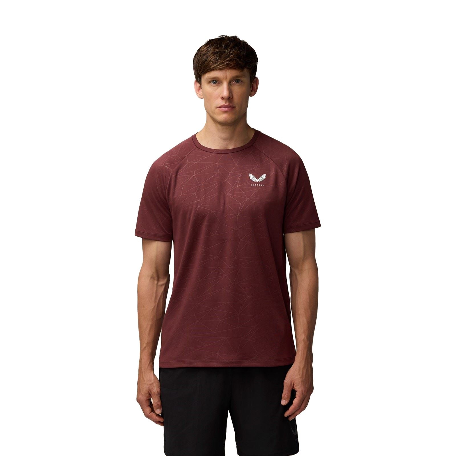 Castore Adapt Training T-Shirt T-Shirts De Sport Actifs Pour Hommes En Polyester Violet