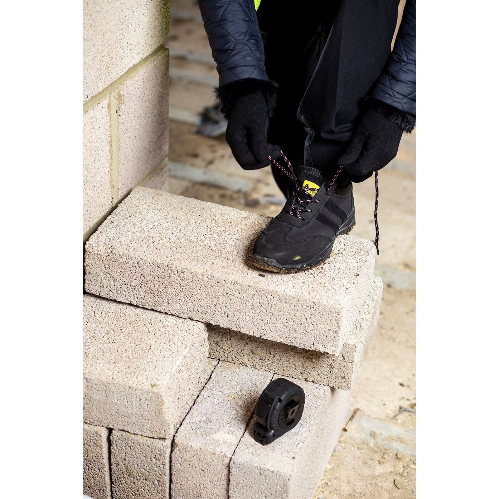 Amblers Safety  Bottes De Sécurité En Cuir Noir Pour Femmes Lydia Action As601