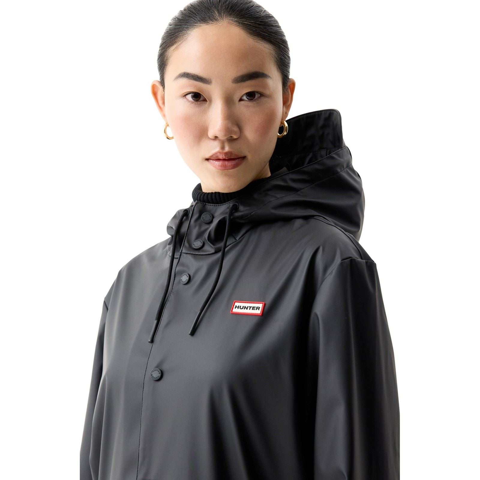 Hunter Jo Parka Veste De Pluie Noire Unisexe Pour Adultes