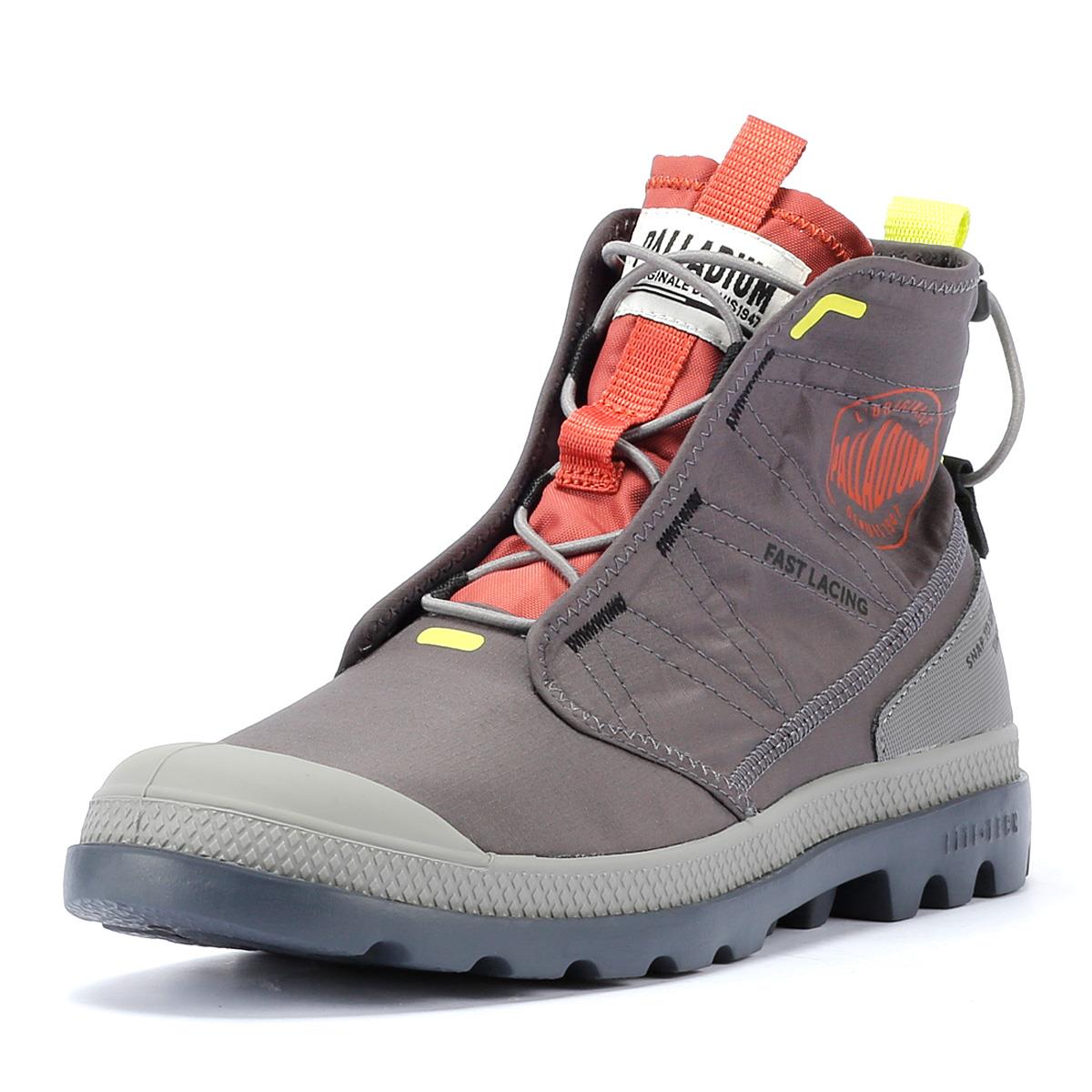 Palladium Pampa Travel Lite Bottes En Nylon Pour Homme, Couleur Asphalte