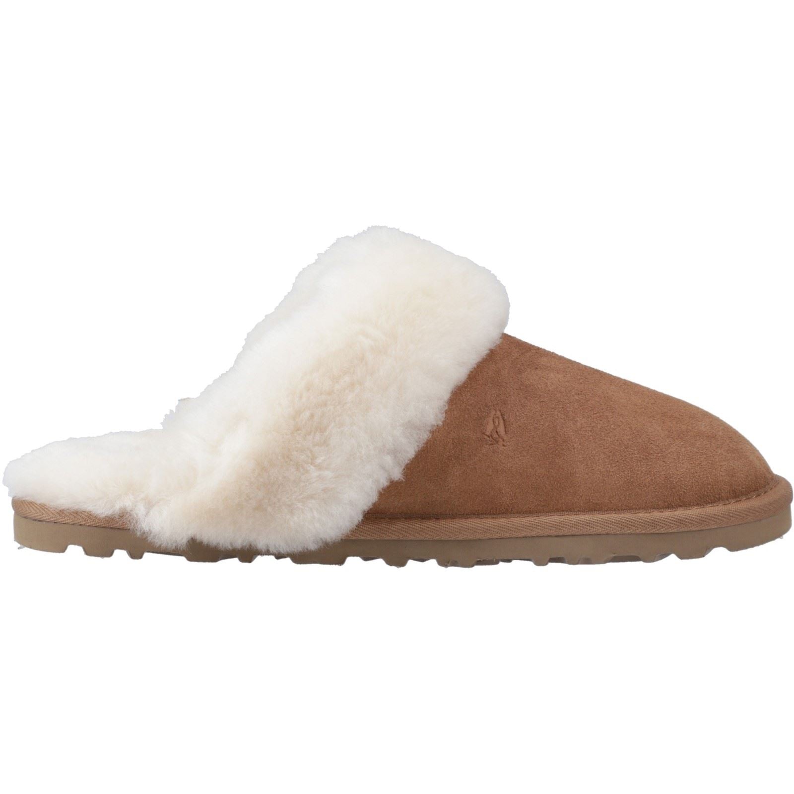 Hush Puppies Samantha Chaussons Pour Femmes En Daim Beige