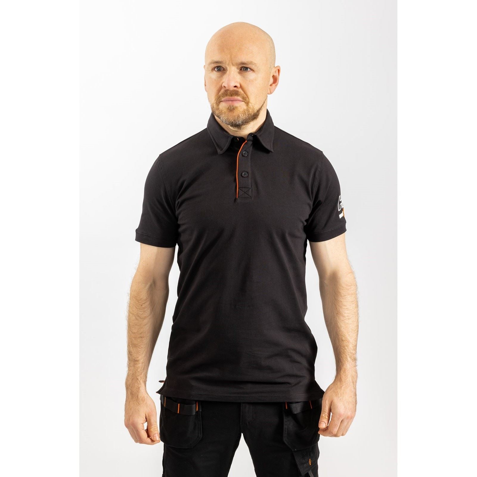 Helly Hansen Workwear Kensington Polo Noir En Coton Pour Homme