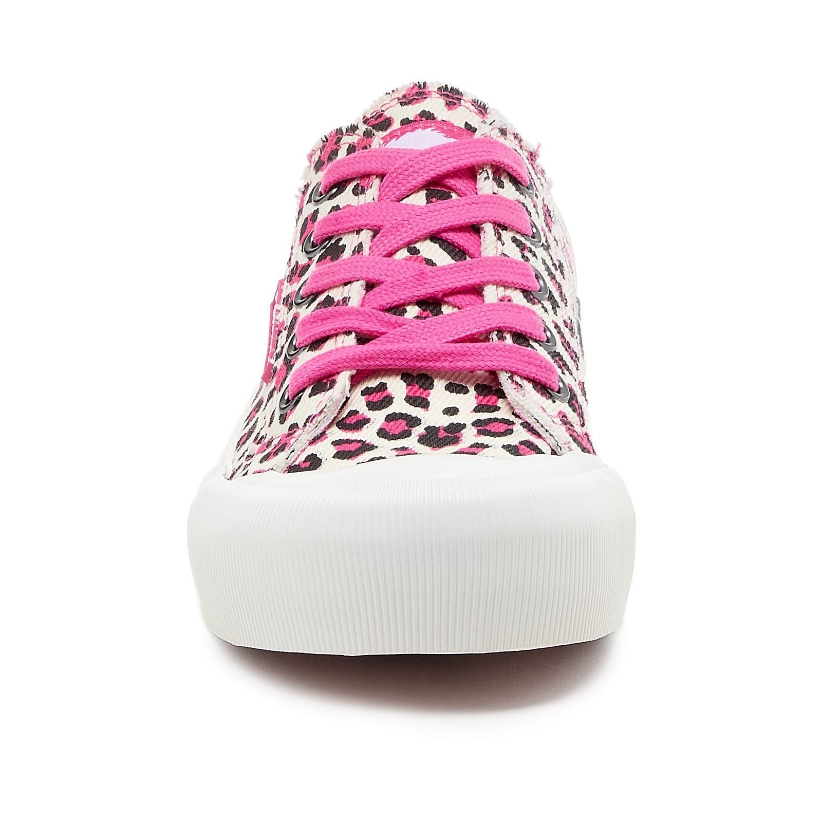 Rocket Dog Jazzin Plus Monroe Sneakers Roses Vif En Coton Pour Femmes