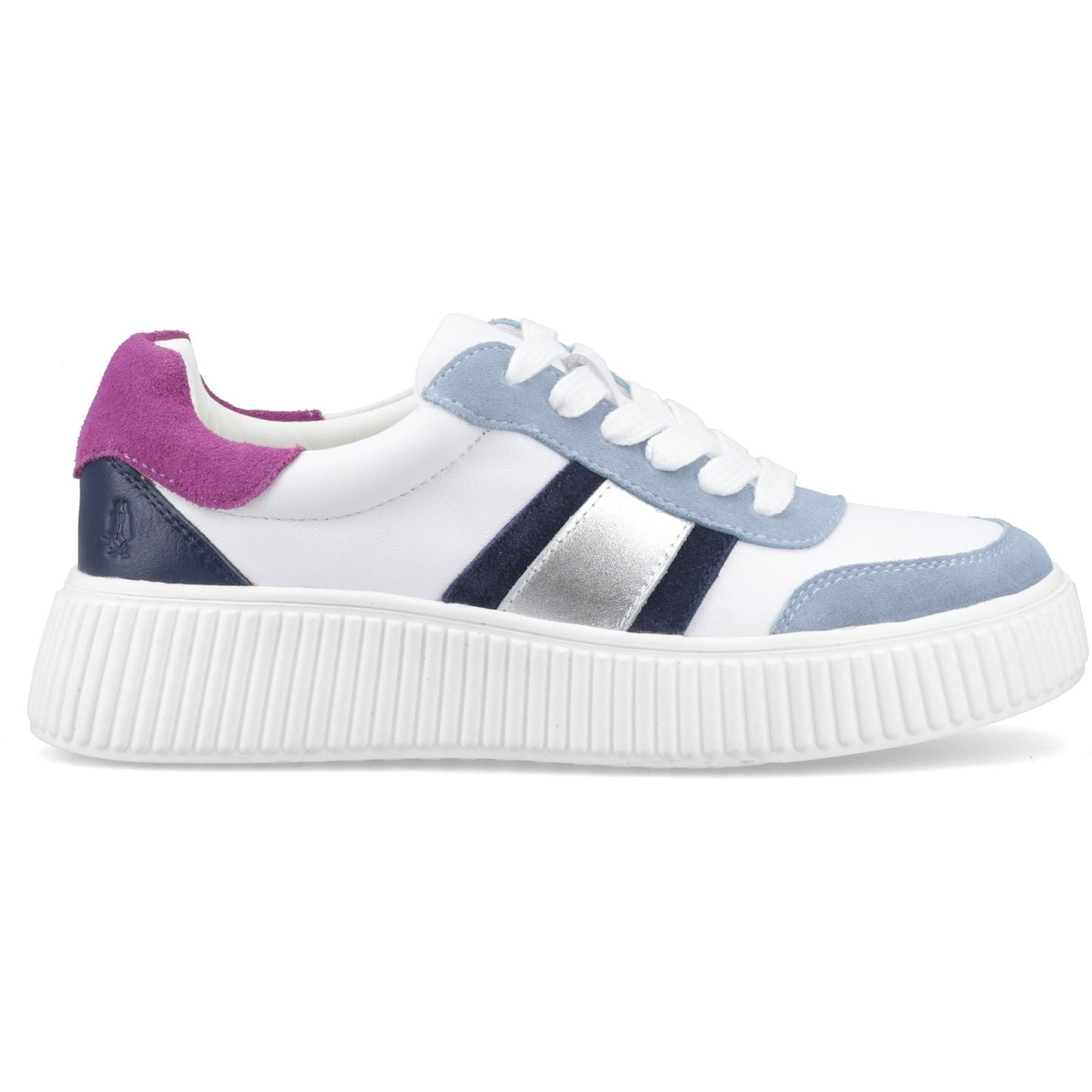 Hush Puppies Holly Baskets Argentées Pour Femmes Suède