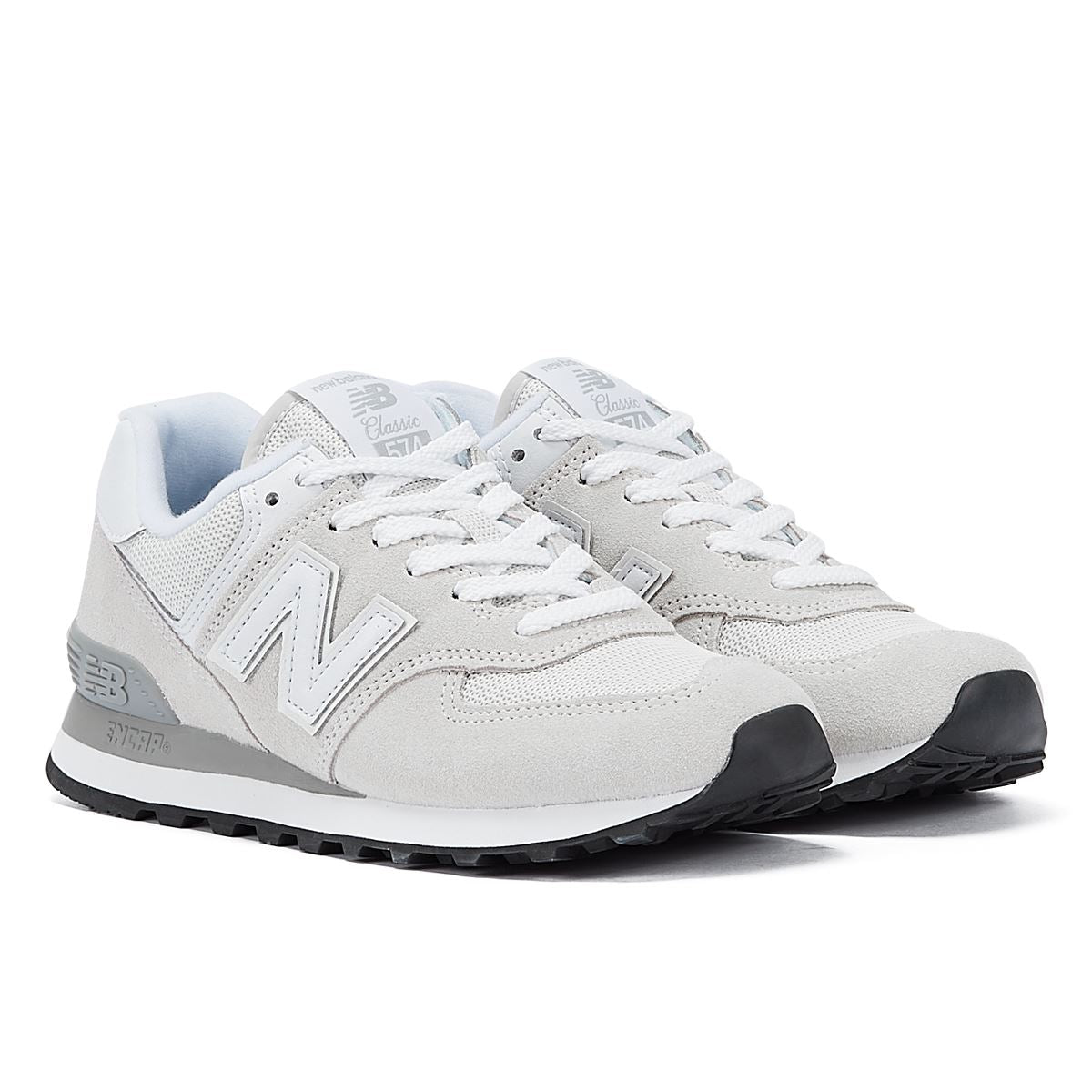 New Balance 574 Nuages De Nimbus Baskets Pour Femmes En Gris Clair