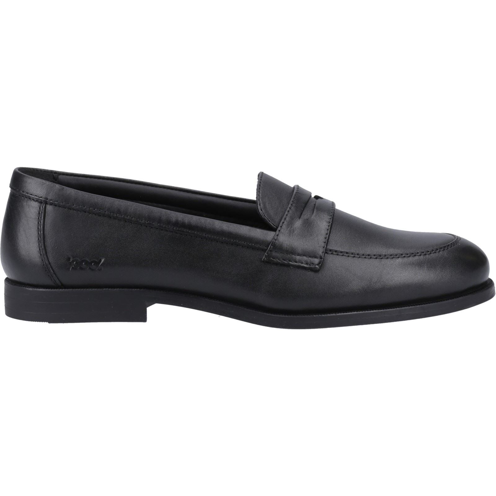 Pod Islay Chaussures Plates Noires Pour Filles En Cuir