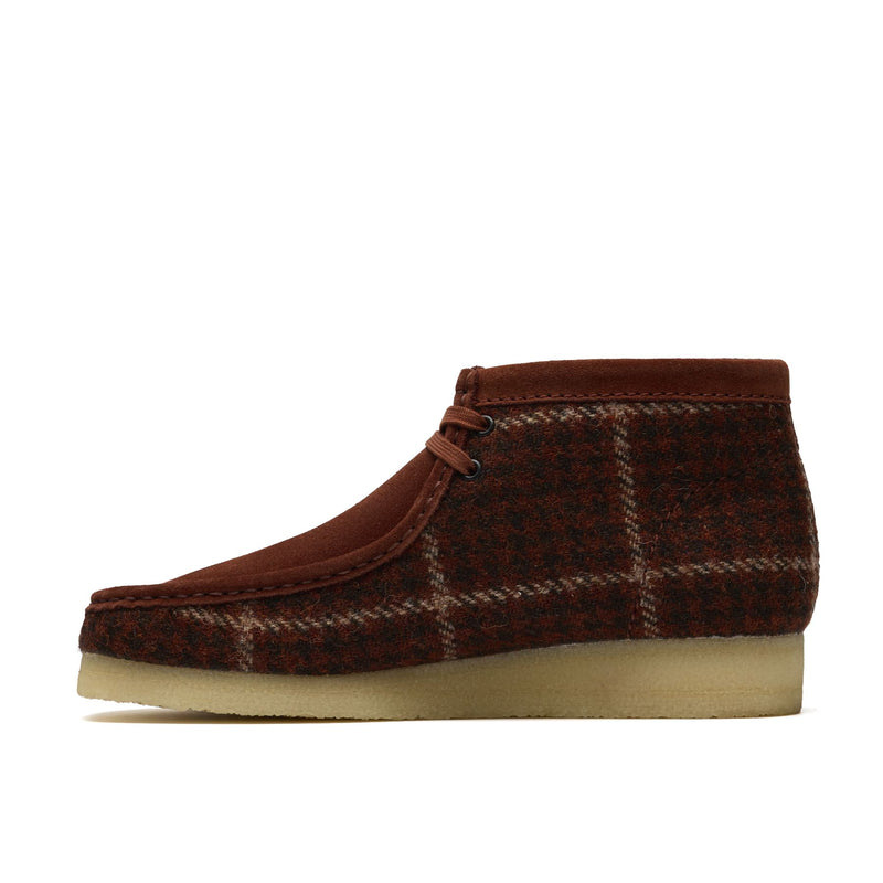 Clarks Originals Wallabee Chaussures Pour Homme Marron En Textile