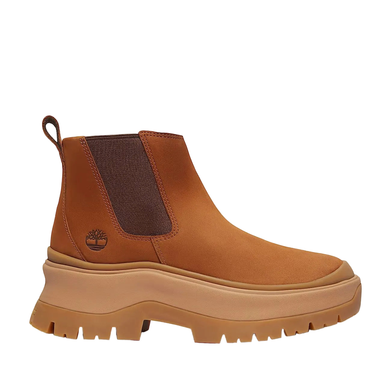 Timberland Roxie Lane Chelsea Bottes Marron En Cuir Pour Femmes