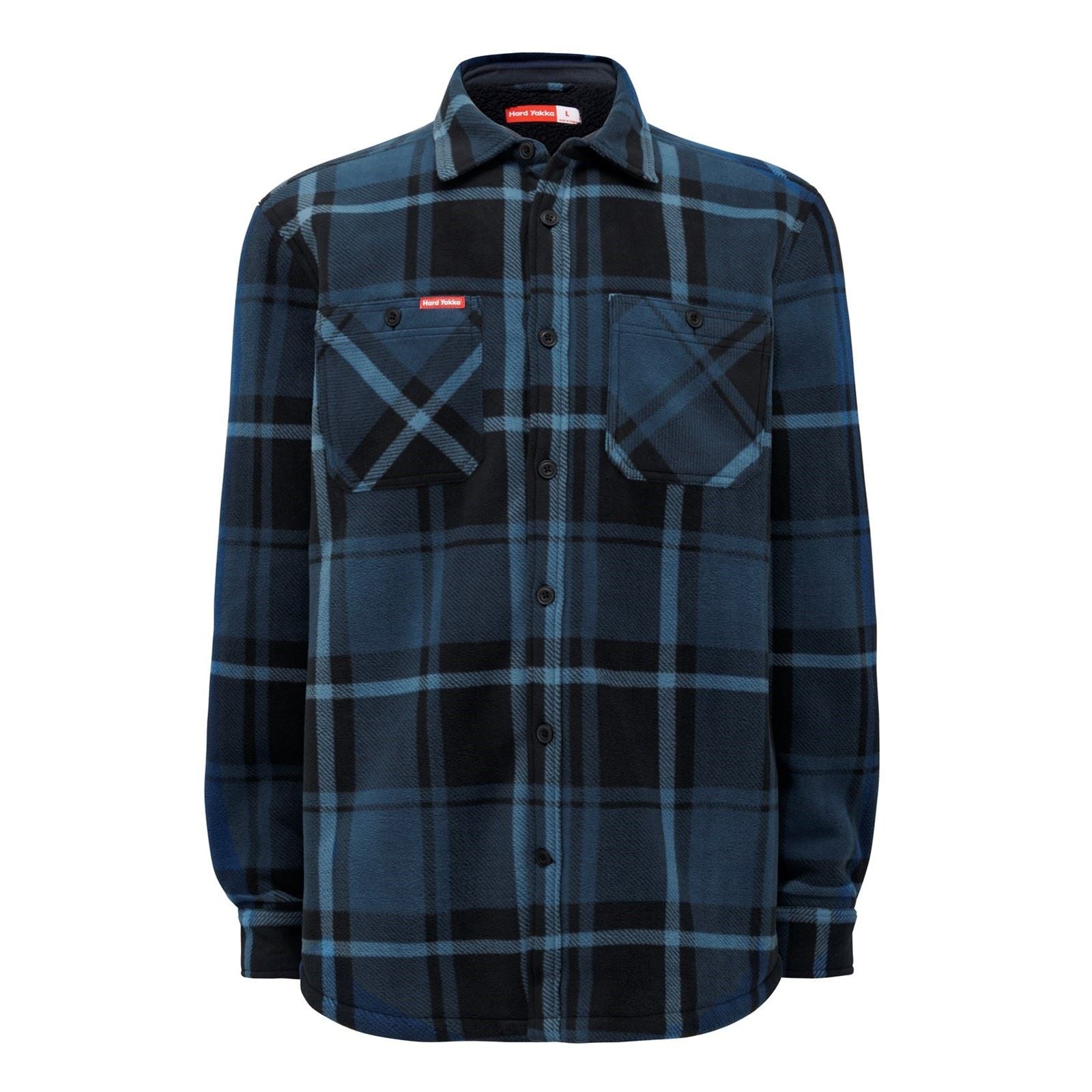 Hard Yakka Sherpa Veste En Polaire Noire Pour Homme