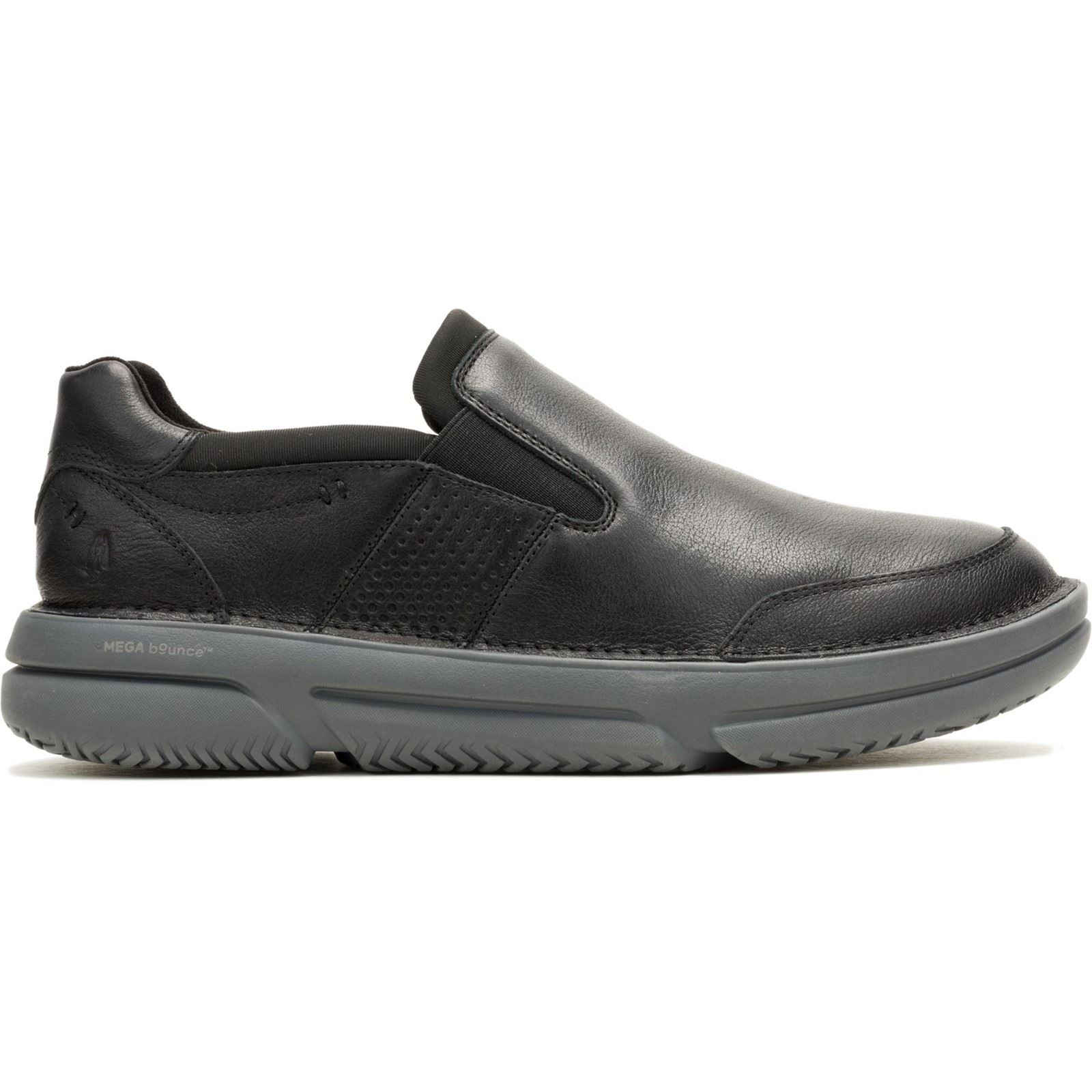 Hush Puppies Baylor Mocassins Noirs En Cuir Pour Hommes