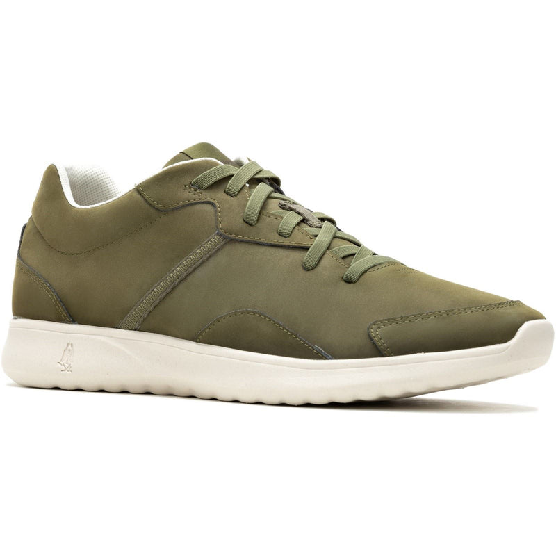 Hush Puppies The Good Baskets En Cuir Pour Homme De Couleur Olive