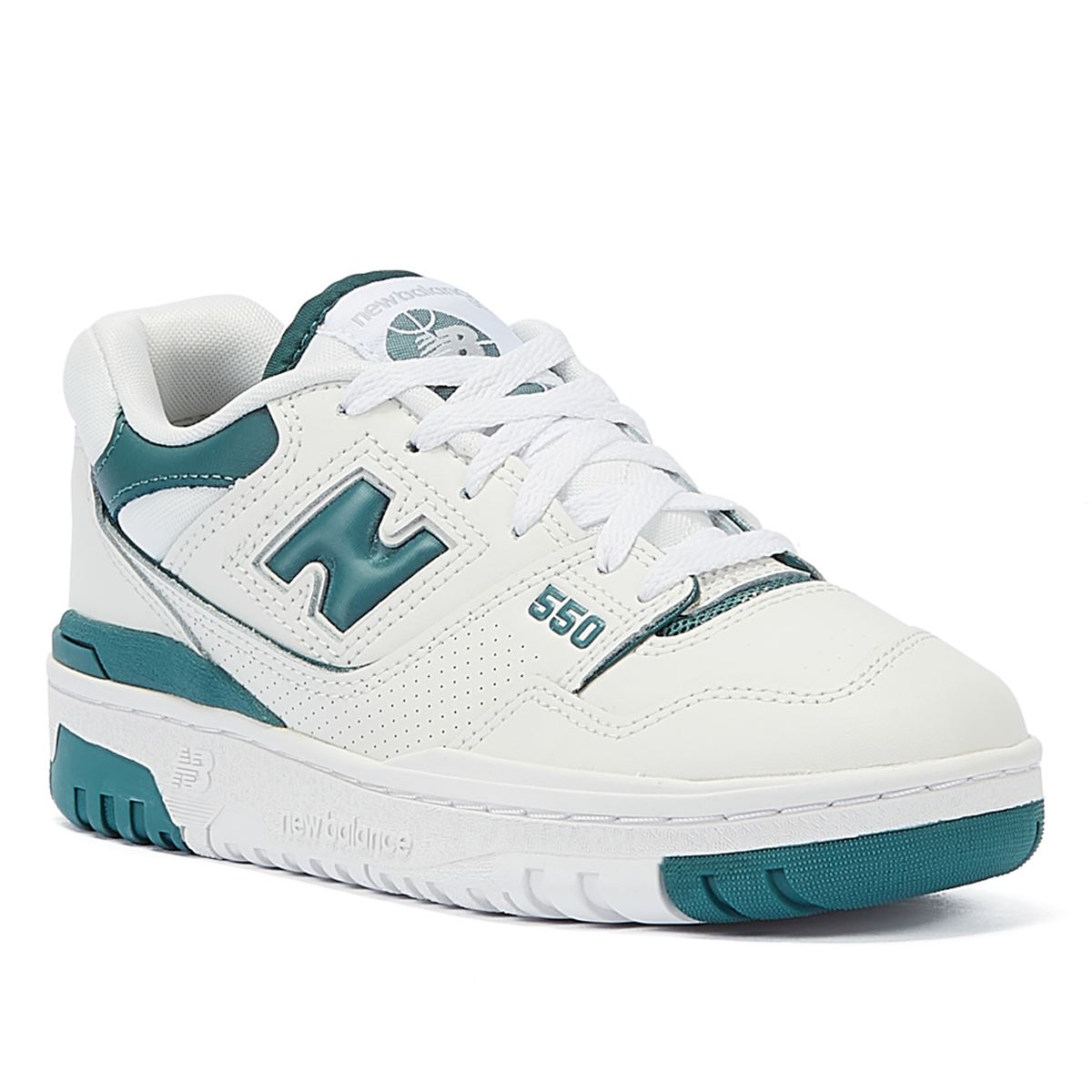 New Balance 550 Baskets Blanches/Vertes Pour Femmes