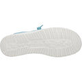 HEYDUDE Wendy Canvas Mocassins Turquoise Pour Femmes En Coton 100%