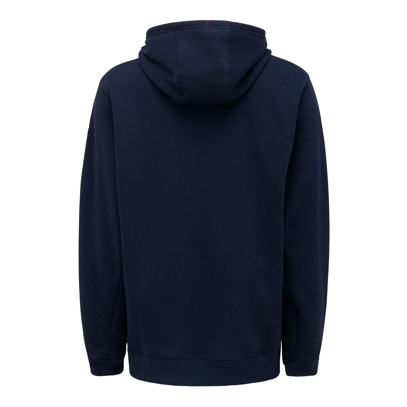 Hard Yakka Brushed Fleece Sweat À Capuche Bleu En Polyester Pour Homme