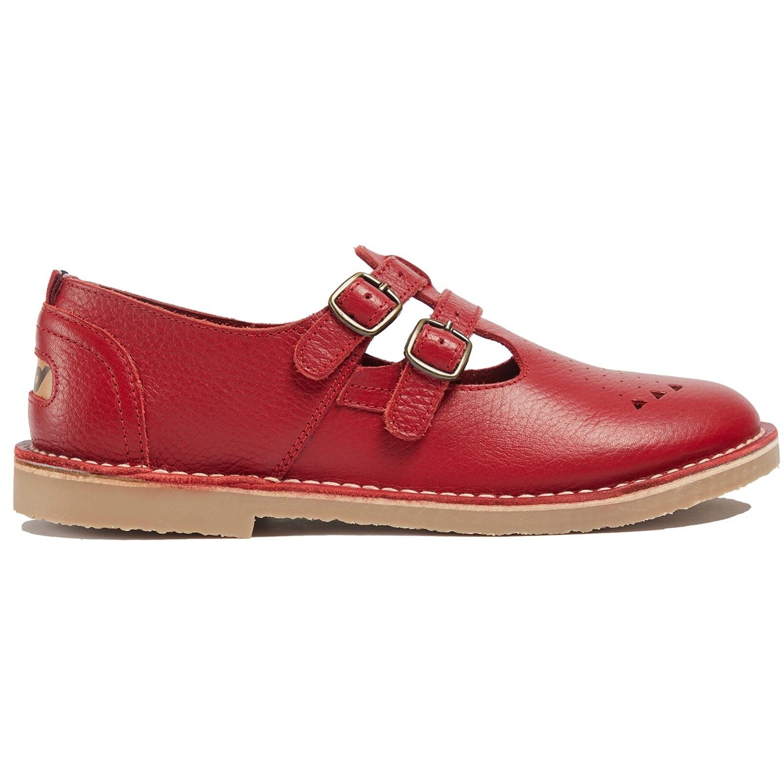 Pod Marley Chaussures Rouges En Cuir Pour Femmes