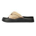 Desert Fleur Gabbro Sandales Pour Femmes En Satin Doré