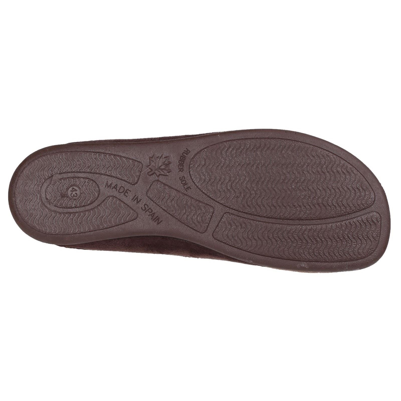 Cotswold Westwell Chaussons En Tissu Pour Hommes, Marron