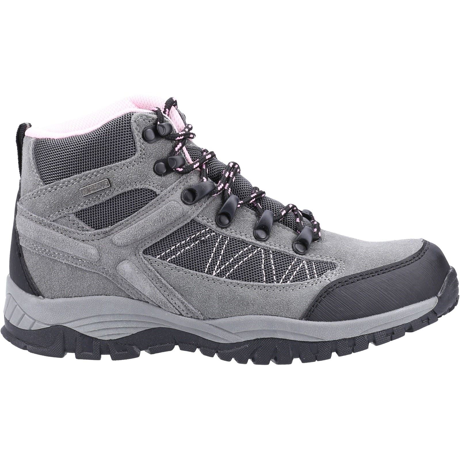 Cotswold Maisemore Bottes De Randonnée Grises Pour Femme En Daim