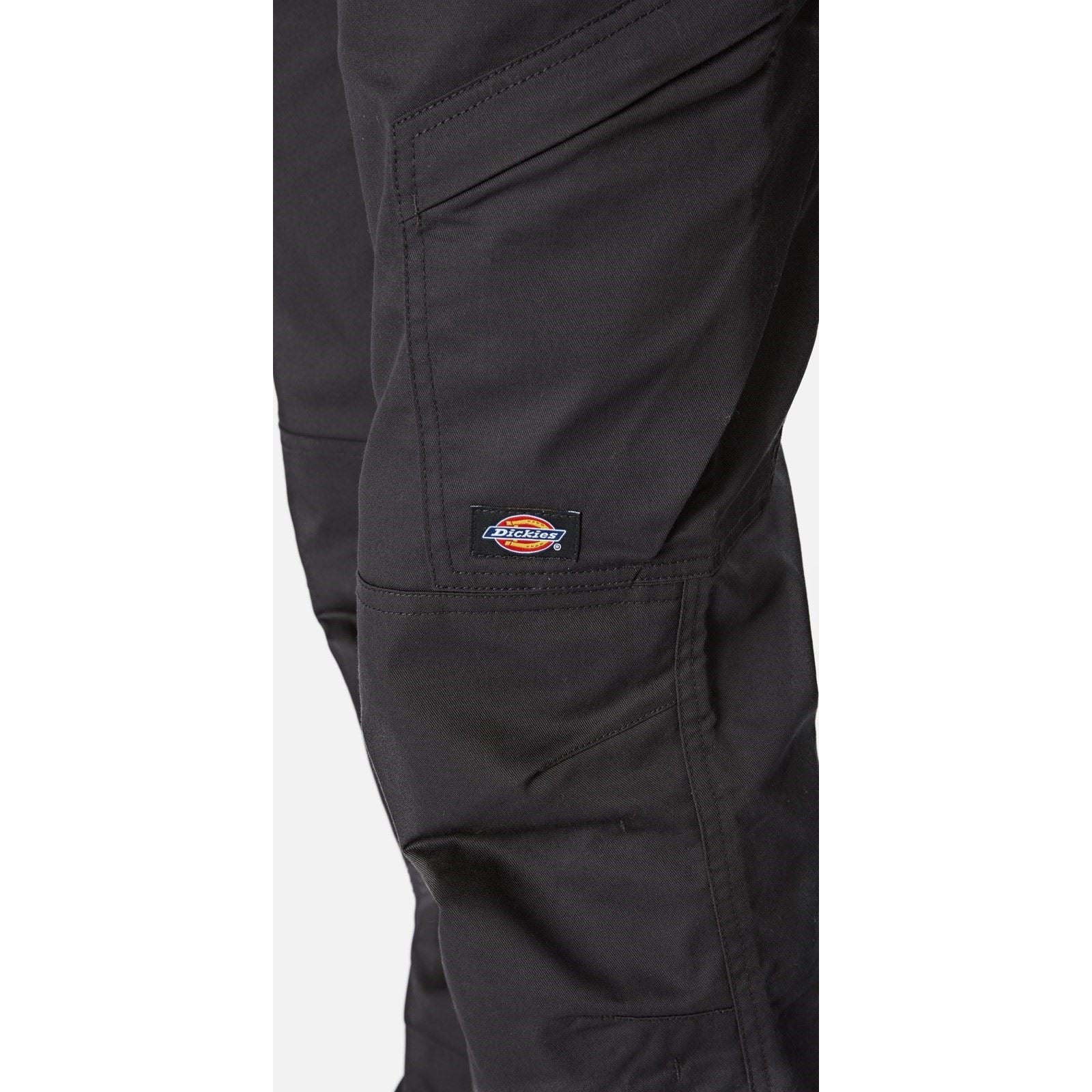 Dickies Action Flex Pantalons De Plein Air Pour Hommes En Polyester Noirs