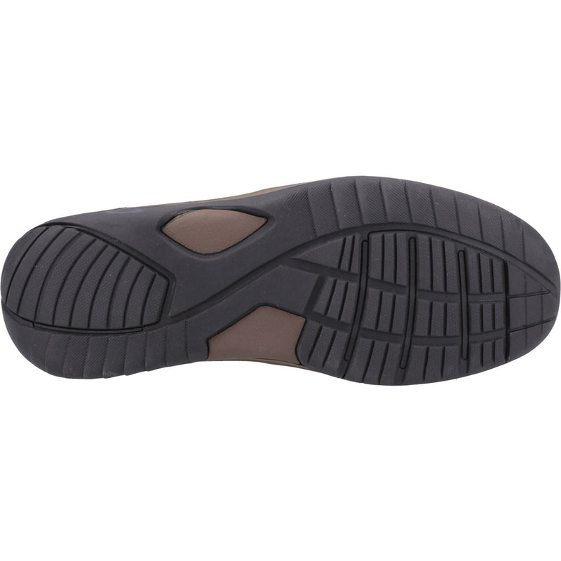 Hush Puppies Donald Chaussures Mocassins Pour Homme En Cuir Café