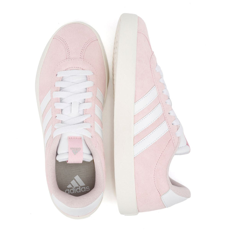 Adidas VL Court 3.0 Baskets Roses En Cuir Pour Femmes