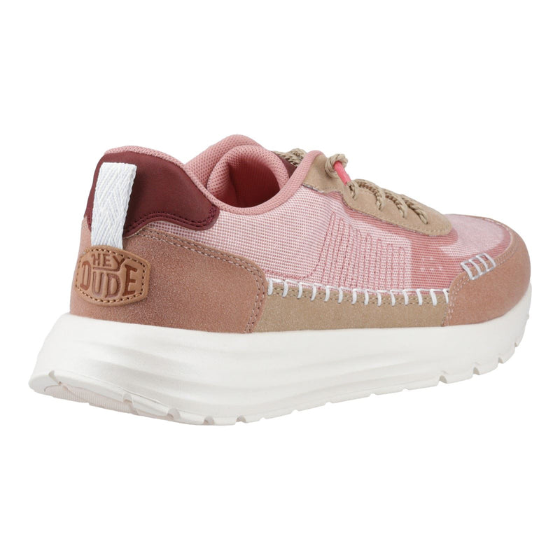 HEYDUDE Sirocco Alta Boho Sneakers Pour Femmes En Mélange De Polyester Rose