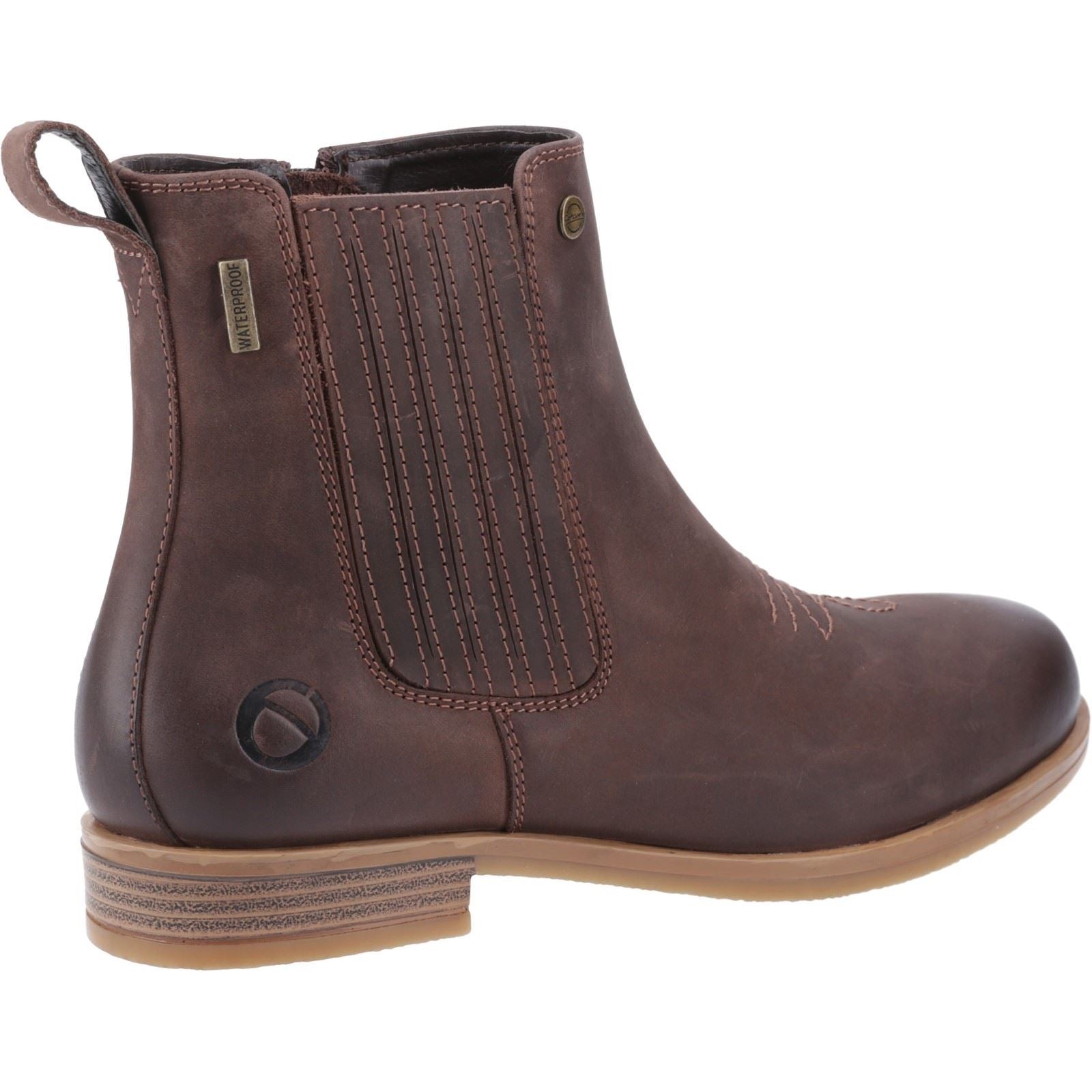 Cotswold Didbrook Bottes En Cuir Marron Pour Femmes